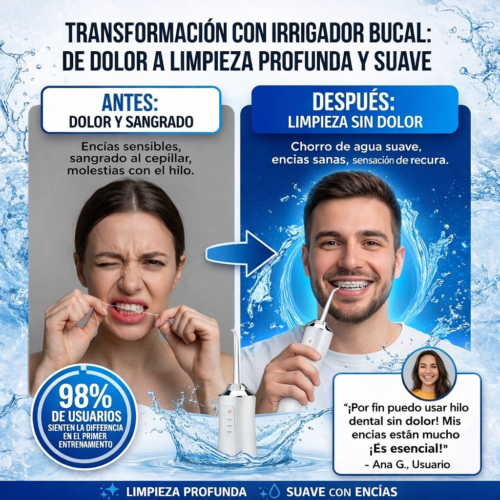 Solución para encías sensibles y limpieza profunda EncíaCalm™